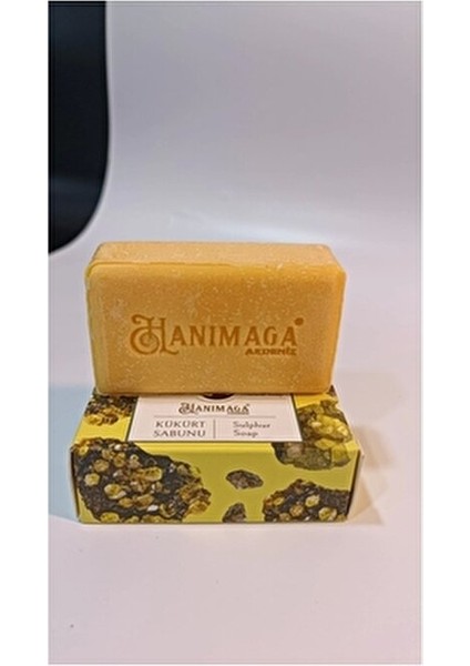 Doğal Sabun Kükürt Özlü Beyaz Renk 100GR Cilt Temizliği İçin Etkili