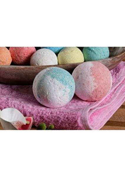 Banyo Topu Dinlendirici Etkili 2 Adet Mavi ve Pembe Renkli Banyo Tuzları fiyatları