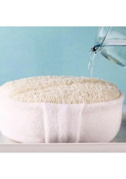 Kabak Lifli Ele Geçmeli Oval Sünger Kese RVN37