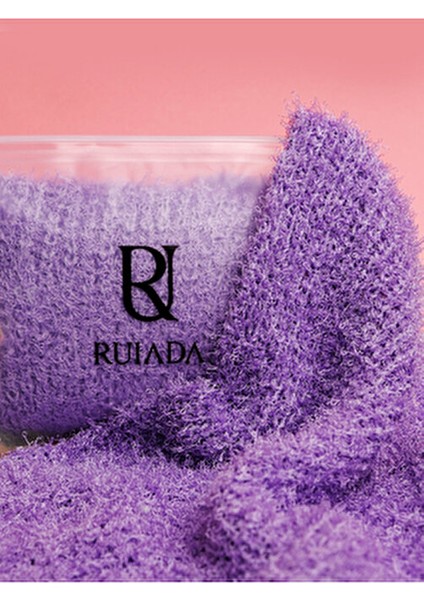 Extra Esnek Mor Banyo Lifi Polyester Malzemeden Üretilmiş 30x40 cm Tüm Cilt Tiplerine Uygun modelleri