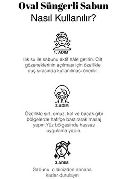 Doğal Süngerli Sabun İnci Tozu Özlü Cilt Aydınlatıcı 1 Adet