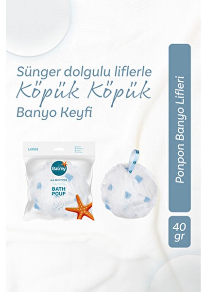 Banyo Lifi Large Canlandırıcı Etkili Bol Köpüklü Cilt Temizliği İçin 1 Adet indirimleri