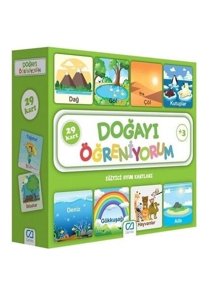 Games Doğayı Öğreniyorum Eğitici Oyun Kartları 29 Kart