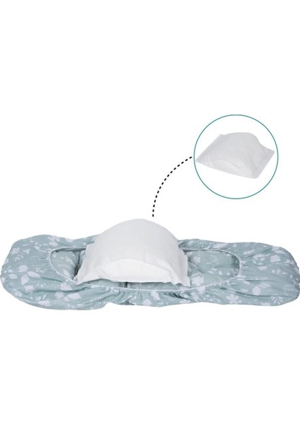 Sevi Bebe Bel Destekli Ana Kucağı Örtüsü ART-61 Yaprak Desen modelleri