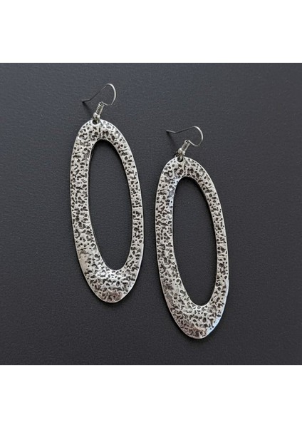 Oval Şekilli Kadın Küpe Çift Adet Gümüş Kaplama El Yapımı Küpe fiyatları