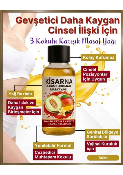 Masaj Yağları Erotik Masaj Yağları Mango Kavun Vanilya Karışık Kokulu Aromatik Miks modelleri