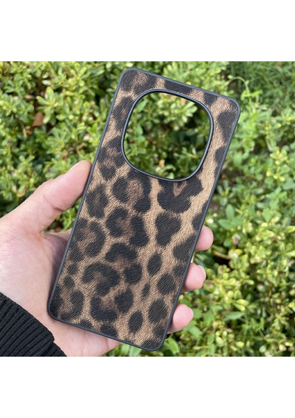 Xiaomi Redmi Note 14 Pro 4g Kılıf Leopar Desenli Içi Kadife Kapak