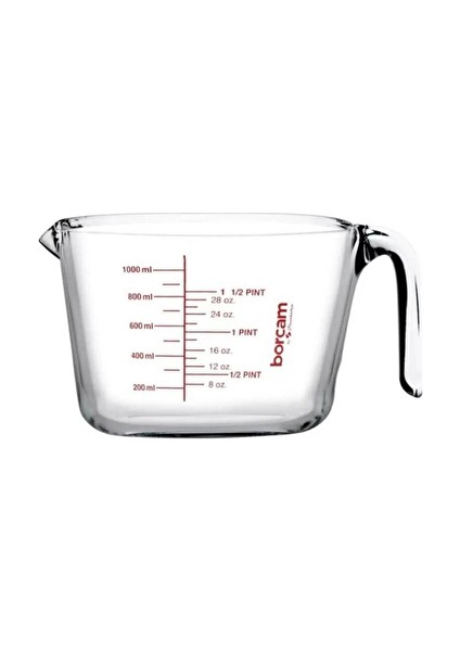 Borcam Ölçü Kabı 1 Litre