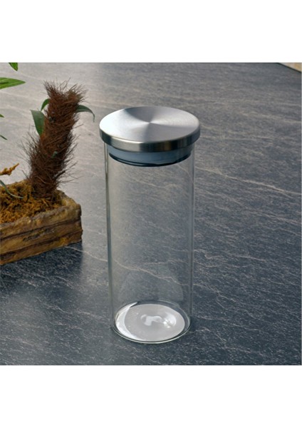Metal Kapaklı Cam Kavanoz 350 cc