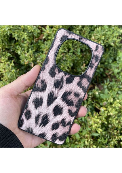 Xiaomi Redmi Note 14 Pro 4g Kılıf Leopar Desenli Içi Kadife Kapak