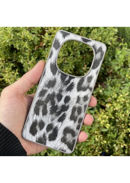 Xiaomi Redmi Note 14 Pro 4g Kılıf Leopar Desenli Içi Kadife Kapak
