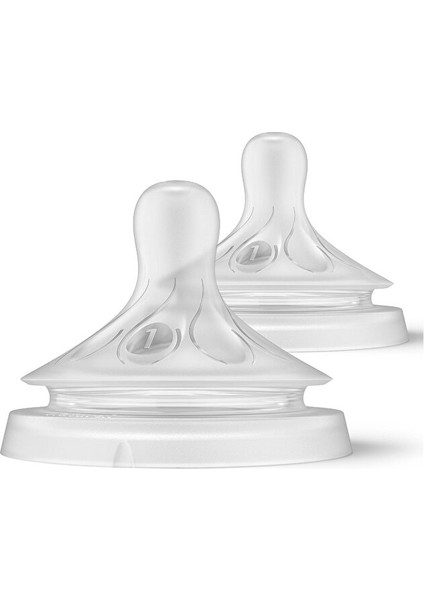 Natural Response 2'li Biberon Emziği 1 Numara 0 Ay