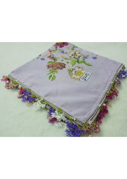 ve Reyhan El Emeği Iğne Oyası Yazma , Fular ,yemeni, Mevlüt Örtüsü ,hediyelik 4 Kenarı Oyalı