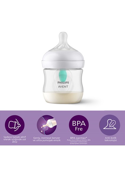 Natural Response Pp Anti-Kolik Biberon 125ML 0+ Ay fiyatları