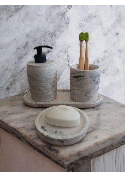 Marble Serisi Beton Banyo Seti fırsatları