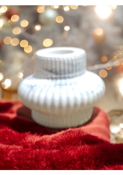 Mermer Desen Beton Mumluk (Mumlar Dahil Değil) modelleri