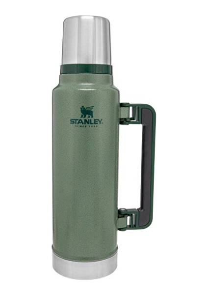 Klasik Vakumlu Çelik Termos Hammertone Green 1 Litre