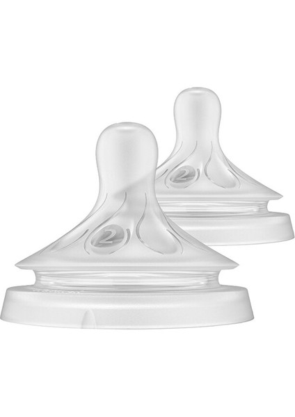 Natural Response 2'li Biberon Emziği 2 Numara +0 Ay 1 Adet