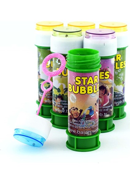 Star Bubbles Baloncuk Üflemeli Köpük Oyuncak 4 Adet