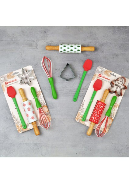 Yılbaşı Silikon Mini Mutfak Seti 3 Parça fiyatları