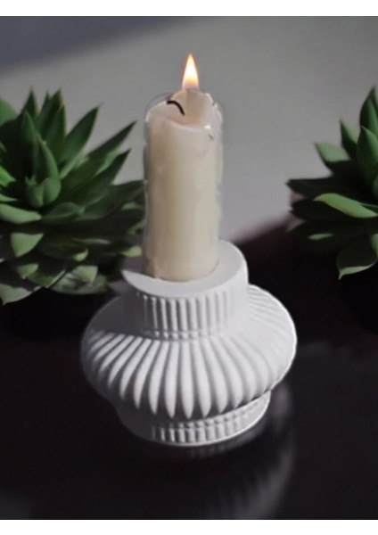 Mermer Desen Beton Mumluk (Mumlar Dahil Değil) modelleri