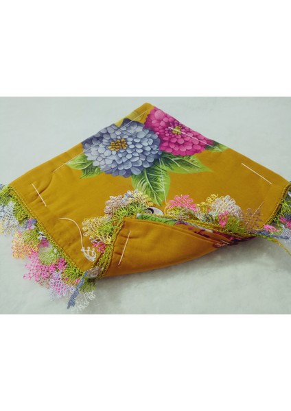 ve Reyhan El Emeği Iğne Oyası Yazma , Fular ,yemeni, Mevlüt Örtüsü ,hediyelik 4 Kenarı Oyalı