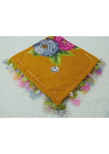 ve Reyhan El Emeği Iğne Oyası Yazma , Fular ,yemeni, Mevlüt Örtüsü ,hediyelik 4 Kenarı Oyalı