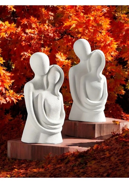 2 Li Sonsuz Aşk Sarılan Sevgili Heykeli Sarılan Çift Biblo fırsatları