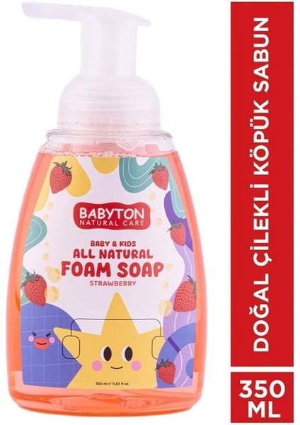 Babyton Çocuklar İçin Doğal Köpük Sabun Çilek fiyatları