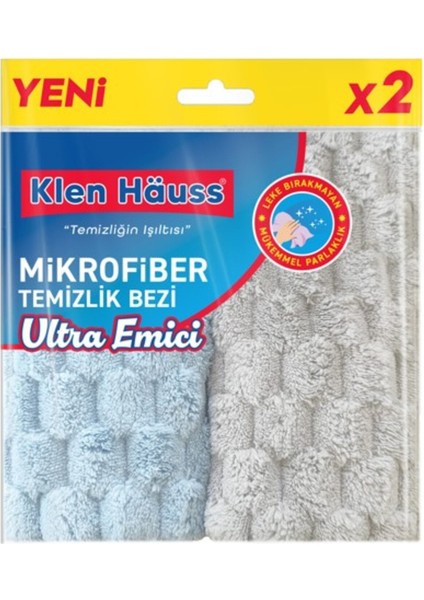 Mikrofiber Ultra Emici Bez 2'li