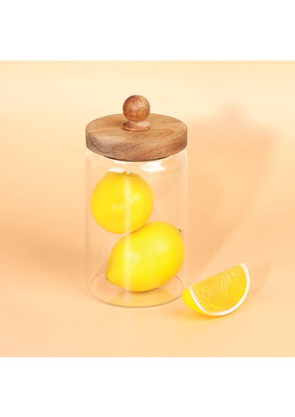 Madera Akasya Kapak Saklama Kavanozu fiyatları