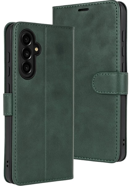 Zeroshop Newface Samsung Galaxy S25 Fe Trend S Plus Kapaklı Kılıf - Yeşil