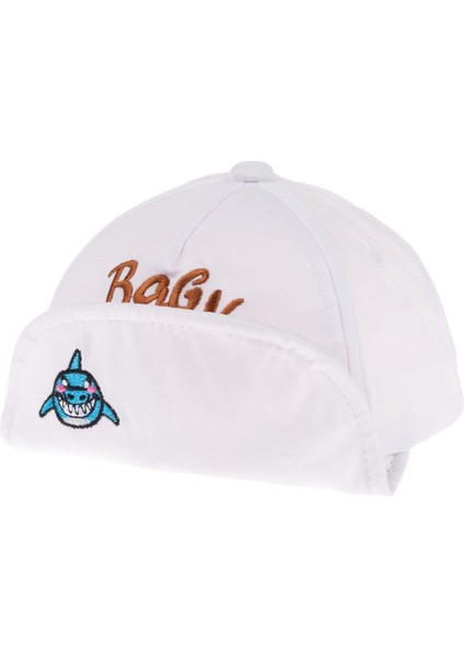 Kitti Bebe Erkek Şapka (1-3 Yaş) Y8110-09 Beyaz