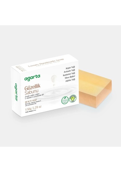 Agarta Cilt Bakım Sabunu 150 Gr Güzellik