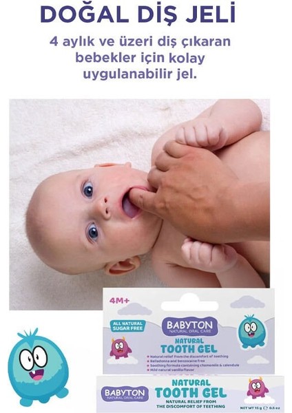Babyton Bebekler İçin Doğal Diş Jeli fiyatları
