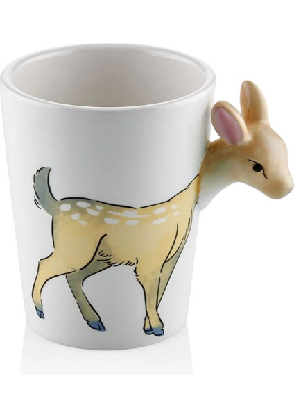 Geyik Kulplu Seramik Kupa 420 cc fiyatları
