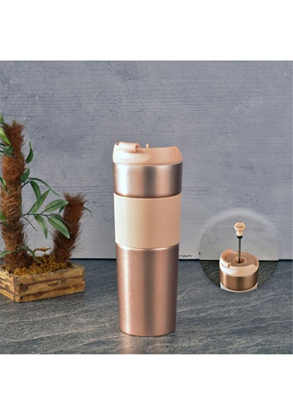 H2O French Press Termos Kupa Pudra 450 ml