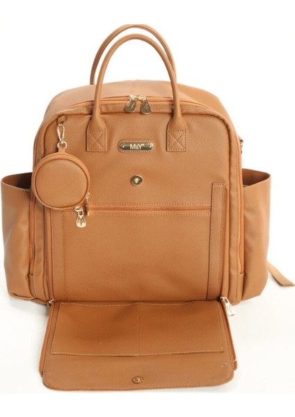 M&y Maia Anne Bebek Bakım Sırt Çantası 7310 Taba