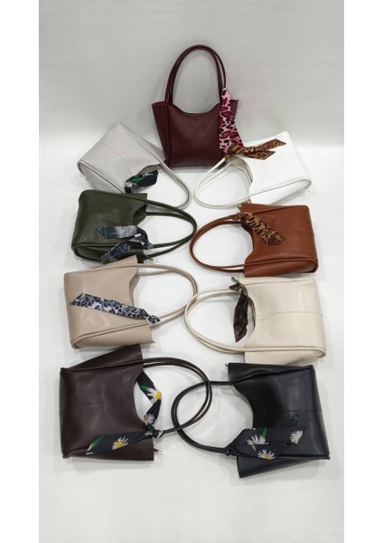 Büyük Boy Şal Detaylı Soft Suni Deri Kadın Omuz Çantası fiyatları