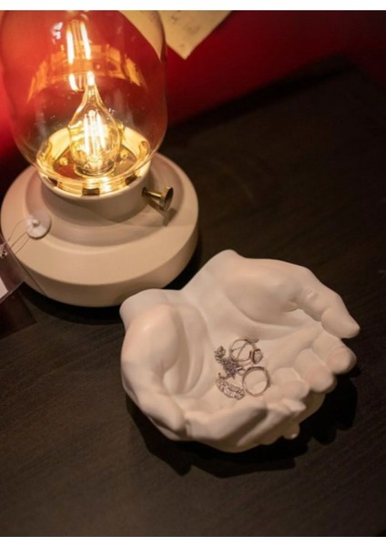 Dekoratif El / Avuç Figürlü El Yapımı Beton Organizer / Kase/ Anahtarlık/ Biblo /mumluk fiyatları