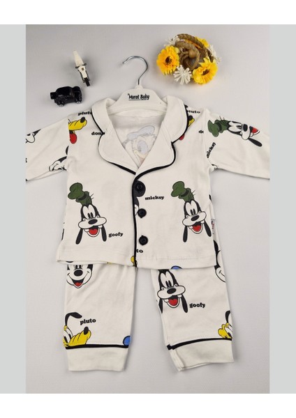 %100 Pamuk Bebek Pijama Takımı – 6-24 Ay – Yumuşak ve Nefes Alan Kumaş fırsatları