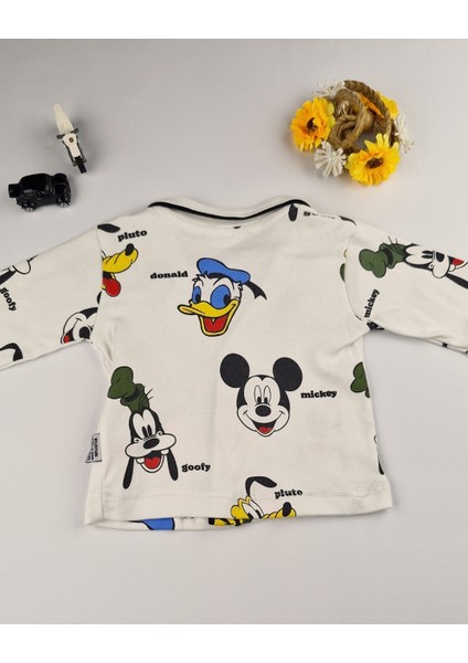 %100 Pamuk Bebek Pijama Takımı – 6-24 Ay – Yumuşak ve Nefes Alan Kumaş