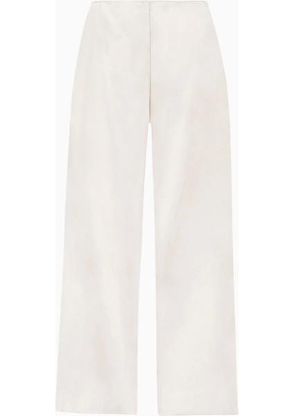 Formal Satin Straight Leg Trousers Saten Düz Paça Kadın Pantolon fiyatları
