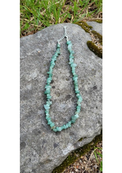 Aventurin Doğal Taş Kolye - Yeşil Şans Taşı Kolye fırsatları