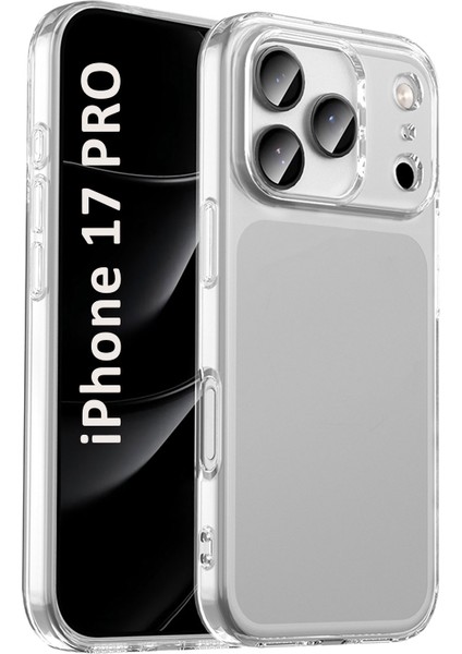 Apple iPhone 17 Pro Kılıf Şeffaf Yumuşak Silikon Kapak