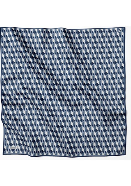 Geometrik Desenli Sura Saf Ipek Eşarp - 9309 87 modelleri