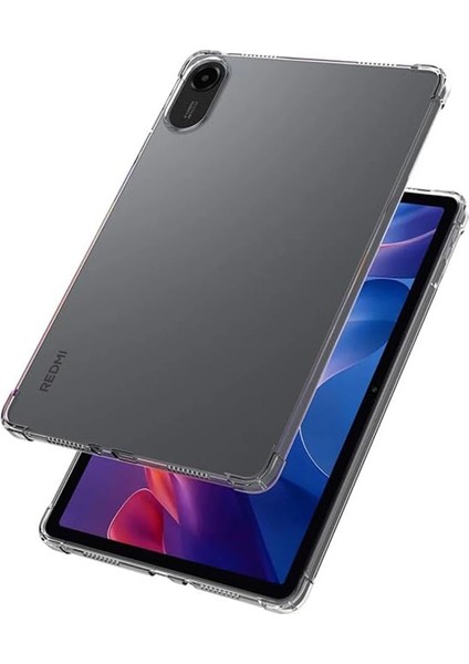 Zeroshop Newface Xiaomi Redmi Pad 2 Kılıf Shock Tablet Silikon - Şeffaf