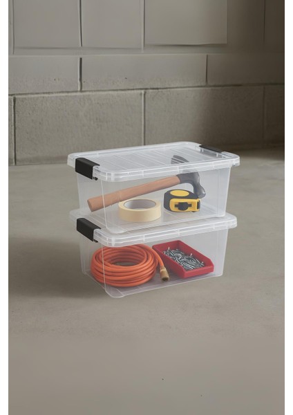 2 Li Şeffaf Saklama Kutusu & Düzenleme Kutusu 10,5 Lt modelleri