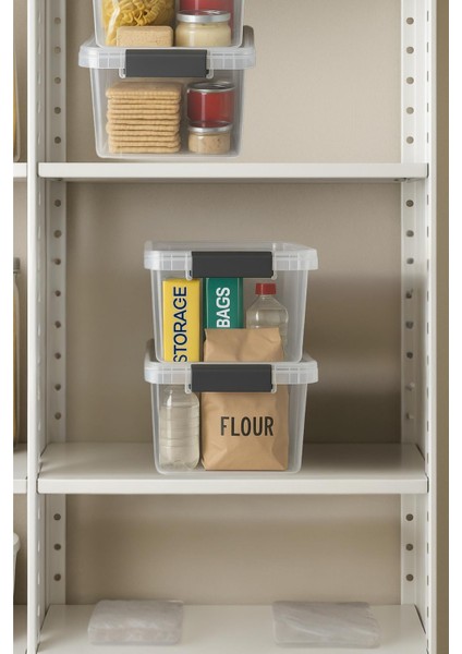 2 Li Şeffaf Saklama Kutusu & Düzenleme Kutusu 10,5 Lt fırsatları