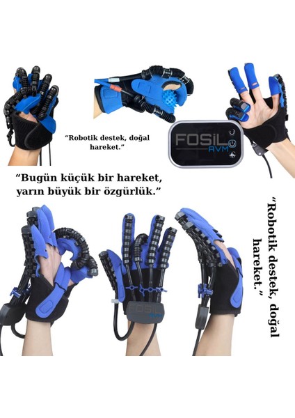 ( Sol El L ) El ve Parmak Rehabilitasyon Egzersiz Eldiveni: Inme ve Fizik Tedavi Eldiven